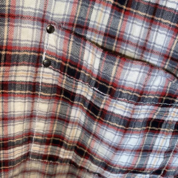 Twelve-O-Two Madison Cozy Soft Western Cowgirl Button-Down Women's Large - Picture 5 of 8